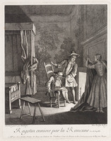 KG 12982
<br/>
Ragotin getergd door Rancune
<br/>
<em>Oudry, Jean-Baptiste (1686-1755)</em>